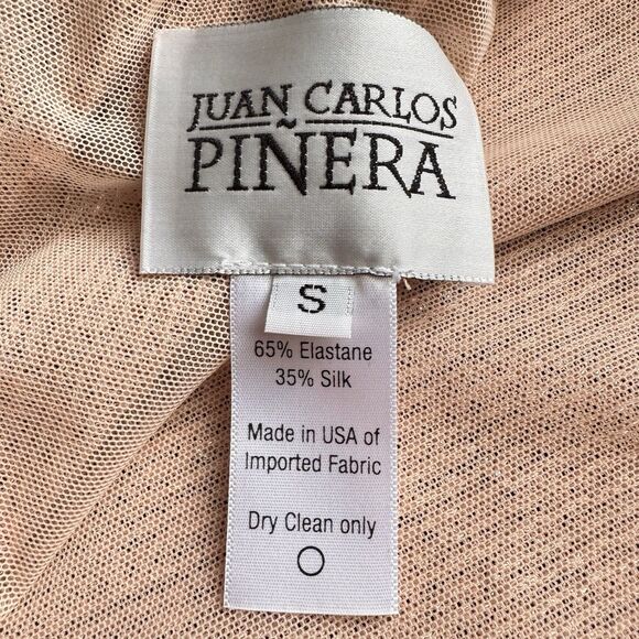 Juan Carlos Pink Sequin Romper Sz Small Bachelorette Birthday Party Vegas Bridal - Picture 15 of 15